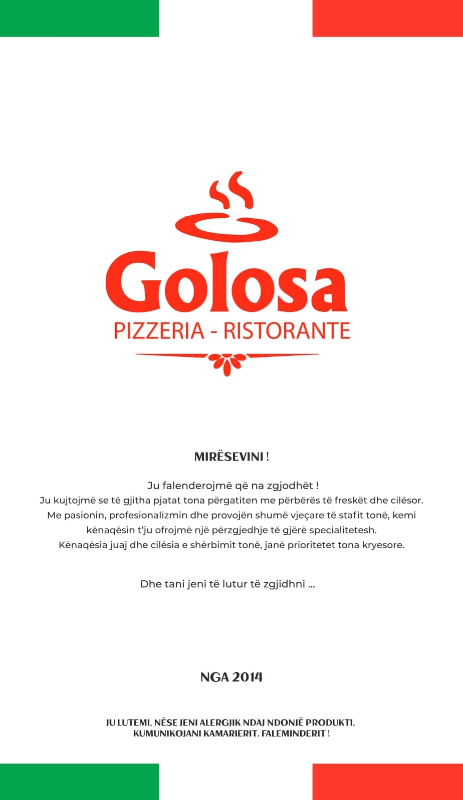 Menu 1/12